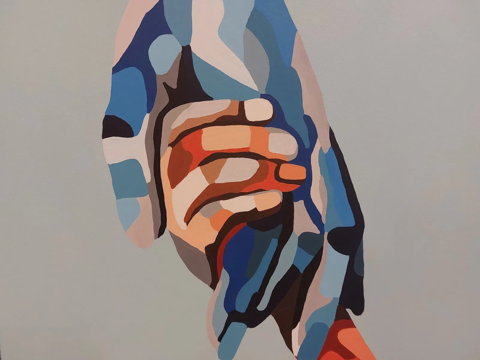 art work of holding hands